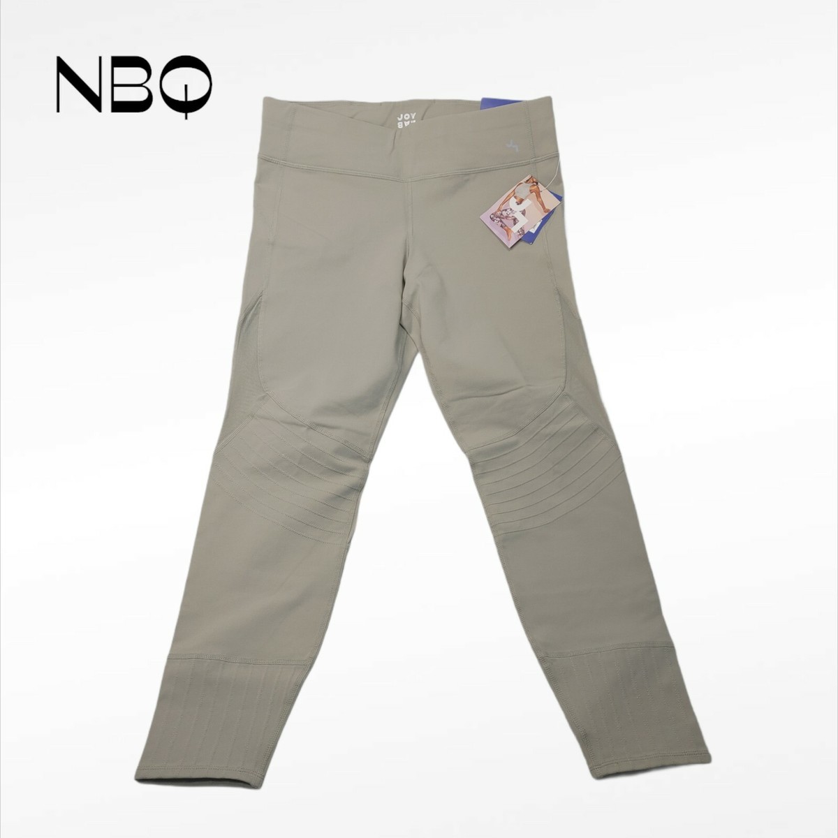 Joylab Mid Rise Leggings 7/8 Length Womens Tan Key Pocket XL