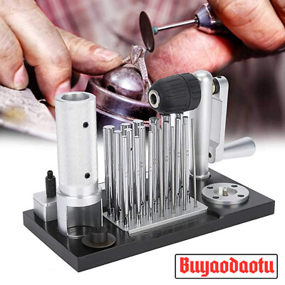 Jump Ring Maker W/ Cutter & 20 Mandrels Sizes Jewelry Tool Wire Drawing Machine