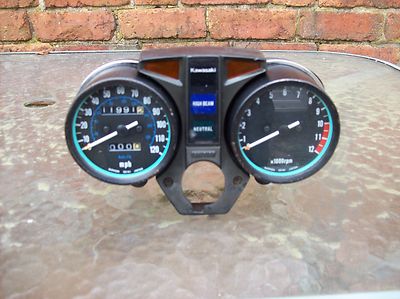 kawasaki z250 speedo clocks console speedometer instrument gauges