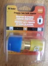 Mr. Heater F276172 Solid Brass Gold Allows 1 lbs. Propane Tank Refill Adapter