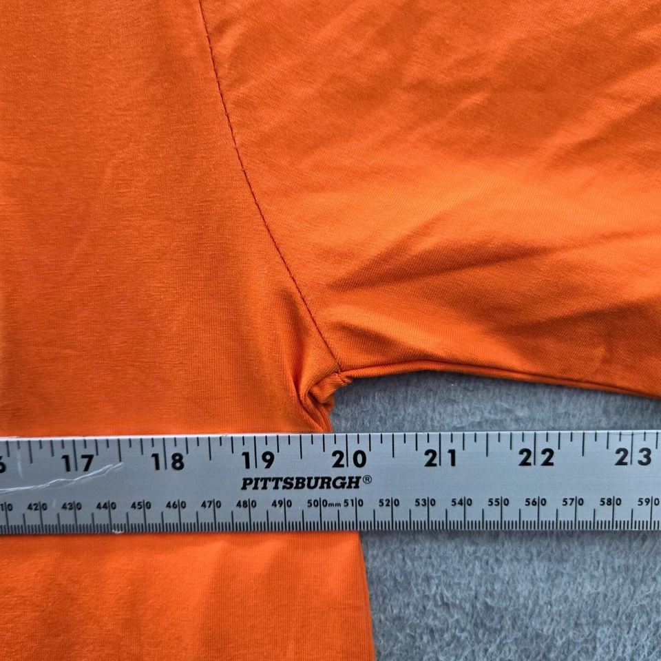 Camisa De Colección Converse Hombres XL Naranja Logo Zapatos Bordados Ropa de Calle Y2K Foto 4 de 4