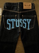 STÜSSY  Boys Dark Denim Jeans Size M (NWT)