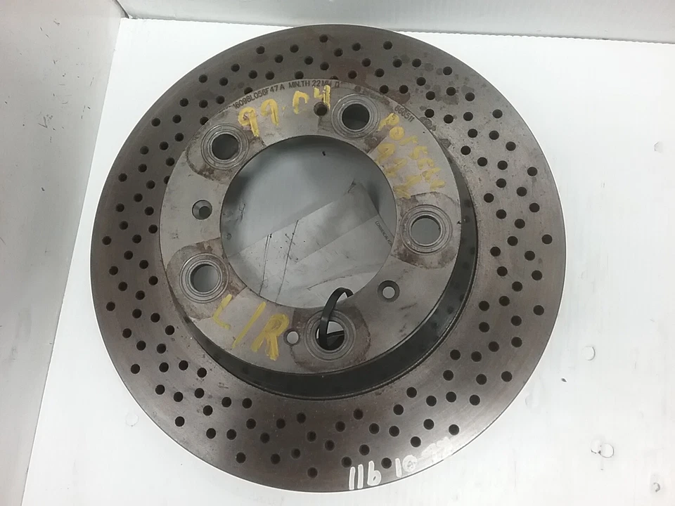 Disco rotor freno trasero izquierdo y derecho Porsche 911 1999-2004 533-58500 Foto 2 de 4