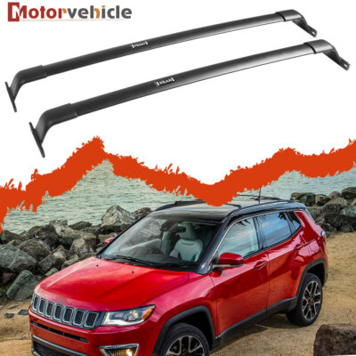 US Stock 220LBS Cross Bar For Jeep Compass 2017-2025 Roof