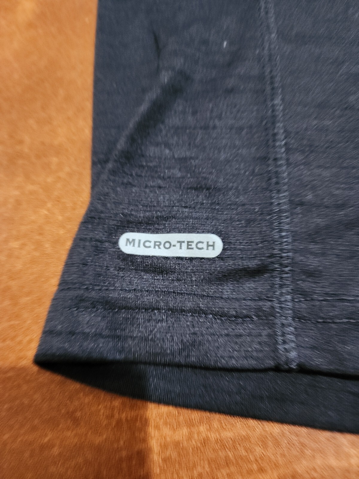 Free Country Ultimate Comfort Shirt LARGE L BLACK men microtech. EUC