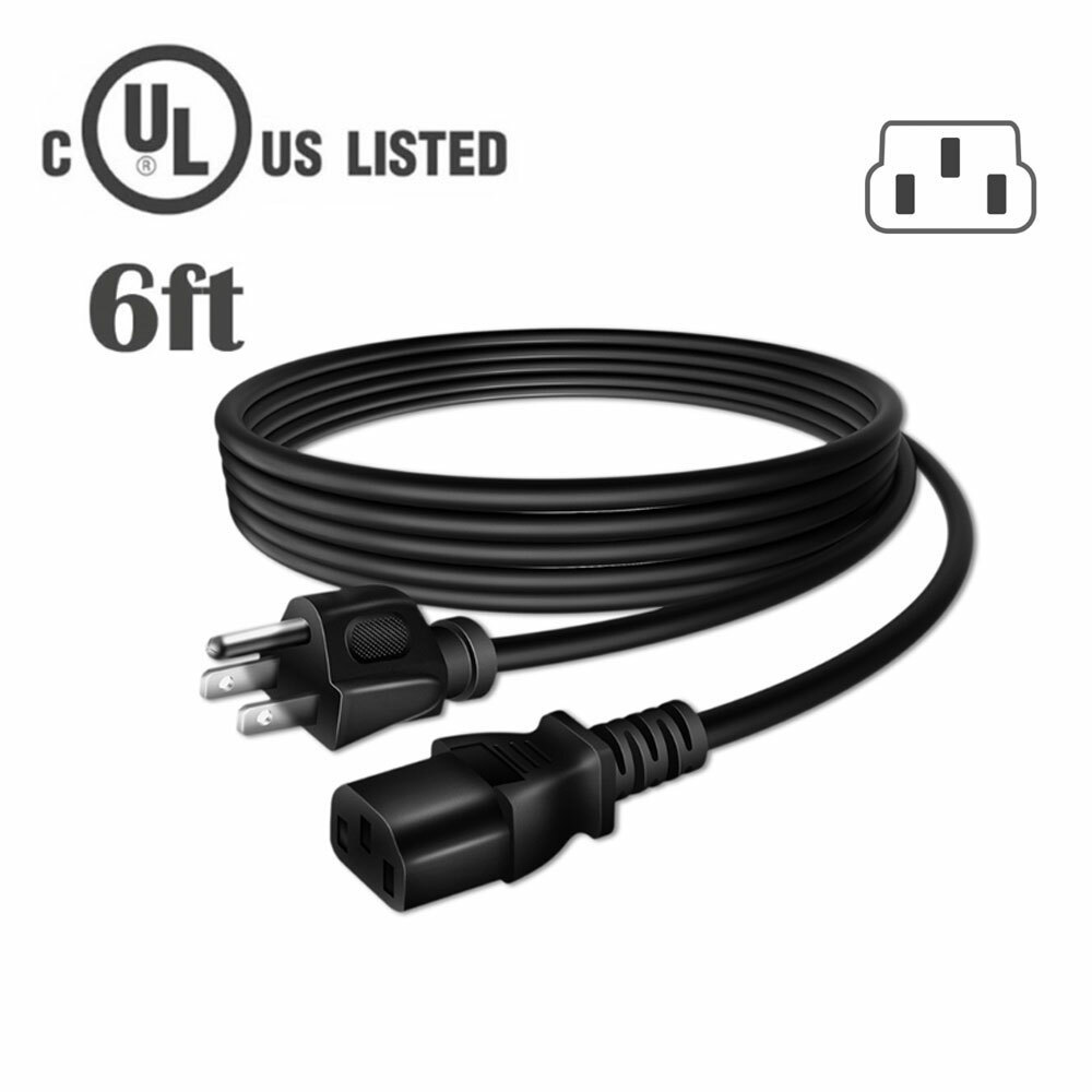 6ft UL AC Power Cord Cable for JBL 3 Series 305P MkII 5 6ft UL AC Power Cord Cable for JBL 3 Series 305P MkII 5