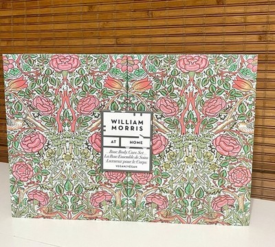 William Morris At Home Rose- Green Davana - Body Care Set NIB GIFT SET