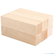 6Pcs Basswood Carving Blocks for Wood Beginners Carving Hobby Kit DIY5563