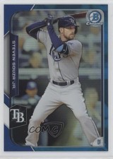 2015 Bowman Chrome Blue Refractor 100/150 Steven Souza Jr #63 0b3