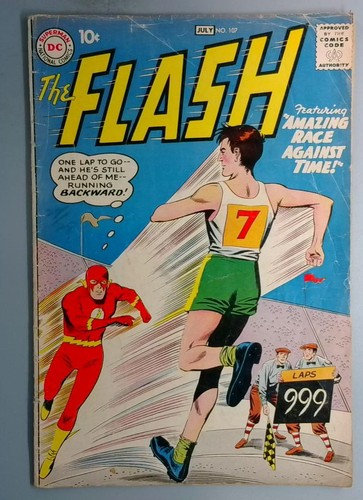 Flash #107 VG- 2nd Appearance of Gorilla Grodd DC 1959 Copy2