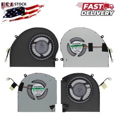 1 Pair CPU GPU Cooling Fan fit Dell Alienware 17 R4 R5 P31E ALW17C Laptop USA