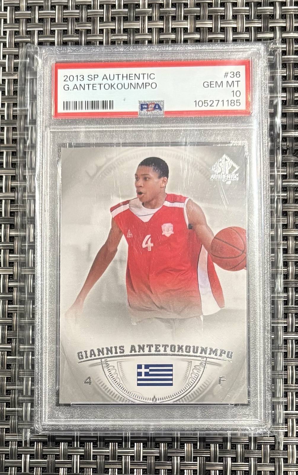 2013-14 SP Authentic - Giannis Antetokounmpo PSA 10 #36 Rookie (RC) UPS Ground