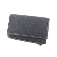 GUCCI Key holder  Black x green x red Women 131928 Authentic secondhand