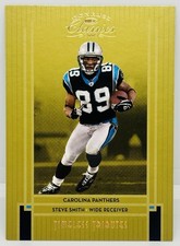 2005 Donruss Classics Steve Smith Sr Timeless Tributes GOLD /25 Carolina Panther