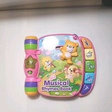VTech Musical Rhymes Book Baby Toddler Toy Educational Learning Red 6-36 4.C1