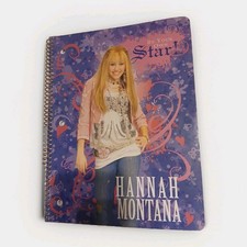 Spiral HANNAH MONTANA MILEY CYRUS notebook - DISNEY STORE merchandise - NEW