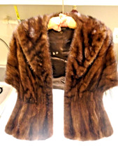 Oleg Cassini 1950/60’s Chestnut Brown Mink  Fur Stole-HOUSE of KUDRA, Trenton NJ