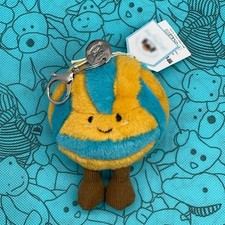 New Jellycat volleyball Plush Keychain Sports Charm Fast Shipping