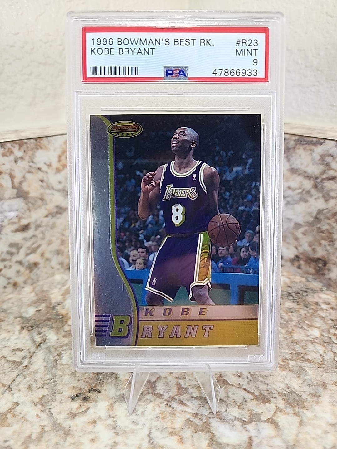 1996-97 Bowman's Best Rookie #R23 Kobe Bryant RC PSA 9 MINT