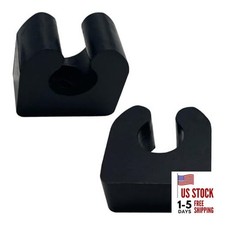 2 PCS Deer Bumper Guard Mounting Bracket Rubber Clamp/Holder Replacement, 2 