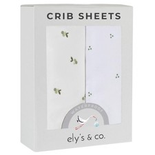 Ely's  Co. Patent Pending Waterproof Crib Sheets, 100 Cotton with Waterproo...