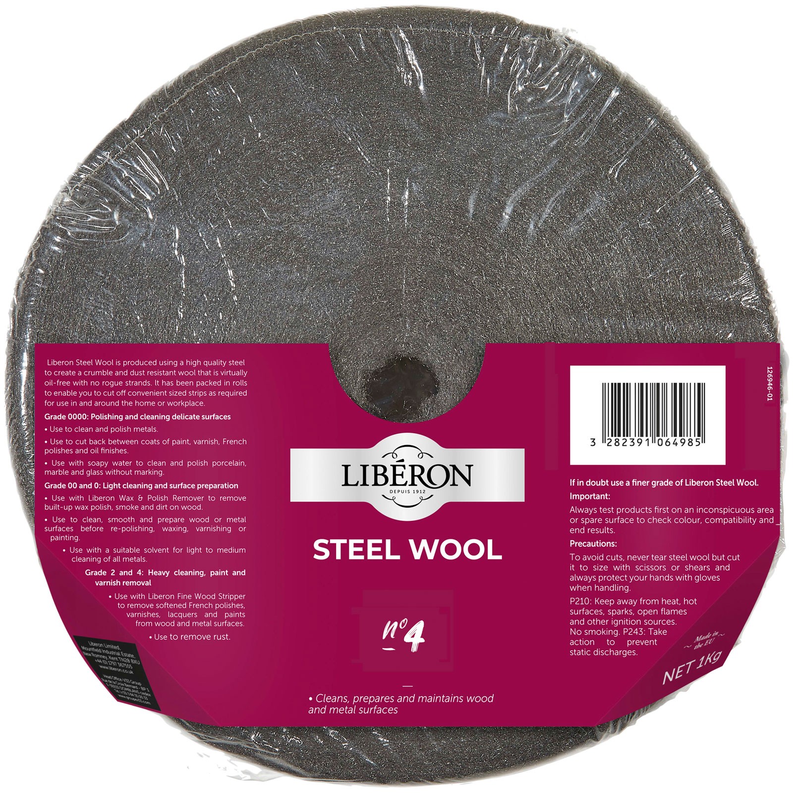 Liberon Steel Wool Grade 4 1kg