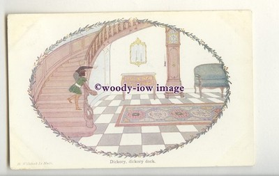 ch0420 - Unsere alten Kinderreime, Hickory Dickory Dock, von H.Willebeek Le Mair