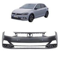 StoßStange Vorne FüR VW Polo AW 2017-2021 Grundiert 4X PDC StoßFäNger