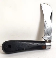 ANTIQUE ROBESON USA SHUREDGE PRUNING HAWKBILL KNIFE # 211007 ROSEWOOD HANDLE