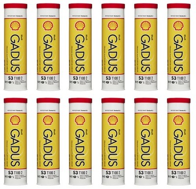 Shell Gadus S3 T100 2 Premium Multipurpose Grease, Case of 1 2 -14 Ounce Tubes