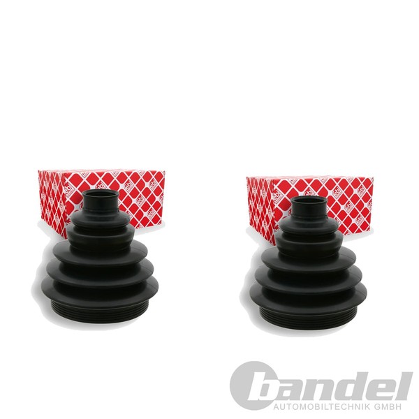 2X Febi Achsmanschette Satz Radseitig Passend FüR Alfa 145 146 147 155 156 166 G-image
