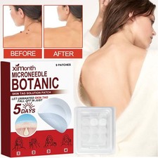 1 Box / 9 pcs MICRONEEDLE BOTANIC Skin Tag  Acne Patch Skin Tag Remover Patches