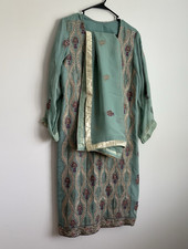 Beautiful Handmade Embroidered Kameez w/Matching Dupatta