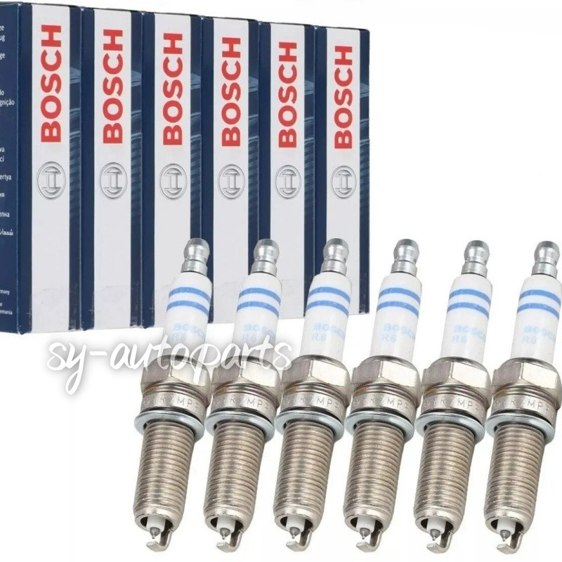 High Power Spark Plug Set 6pcs ZR5TPP33 For BMW E82 E88 F32 F10 Bosch OEM