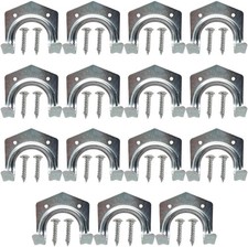 Armo® 15 x DIY Shelving Hooks Garage Shelving Hooks for Shovel, Spade, Fork, B