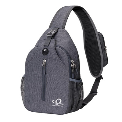 WATERFLY Sling Rucksack 18x9x38 cm Hiking Bag mit Frontf