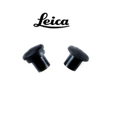 LEICA GENUINE VINTAGE BLACK SYNCH PORT PLUGS FOR M-4 M-5 M-6,
