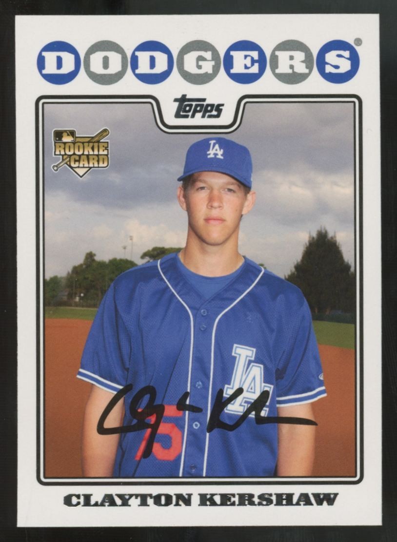2008 Topps Update Clayton Kershaw RC #UH240 "A"