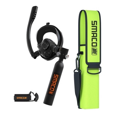 SMACO Lung Tank Scuba Tank Full Face Diving Mask, 0.5L Compact Snorkeling Travel