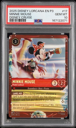 Minnie Mouse - Pirate Lookout graded PSA 10 for sale on eBay