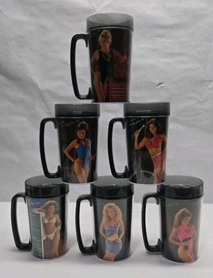Six (6)  Snap-on Limited Edition Toolmate Classix Beer Steins 1994 Happy Holiday