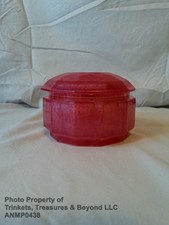 Handmade 4" Trinket or Ring Jar with lid.  Made from Epoxy Resin.