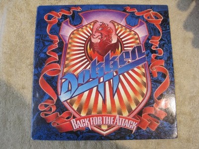 Dokken Back For The Attack vinyl LP
