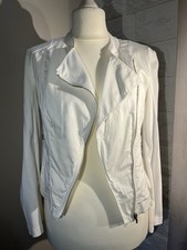 TAIFUN Bikerjacke  38 weiß sehr selten getra...