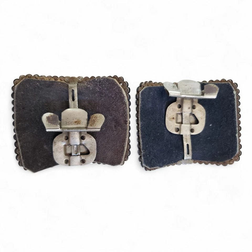 Pinzas para zapatos antiguas de corte de acero Art Deco de prímula - Hechas en Francia, años 20 Foto 4 de 4