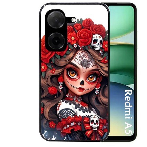Coque Arrière Pour OPPO A5 PRO 4G/5G - Motif Tête De Mort Love - TPU Noir - Marque Taperso