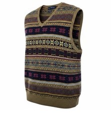 Vintage Y2K Polo Golf Ralph Lauren Sweater Vest Wool Cashmere Fair Isle Mens XXL