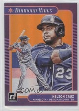 2021 Panini Donruss Diamond Kings Holo Orange Nelson Cruz #6 xm0