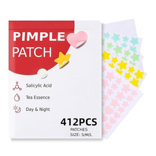 Pimple Patches for Face 412Pcs,Hydrocolloid Acne Patches Star,Zit Patches,Pimple