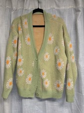 Women  s Button Up Spring Floral Cardigan Sweater One Size Fits All